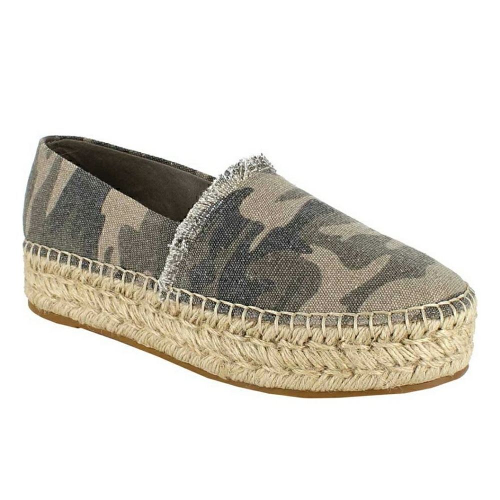 Splendid Laney camo espadrille slip ons 6.5
